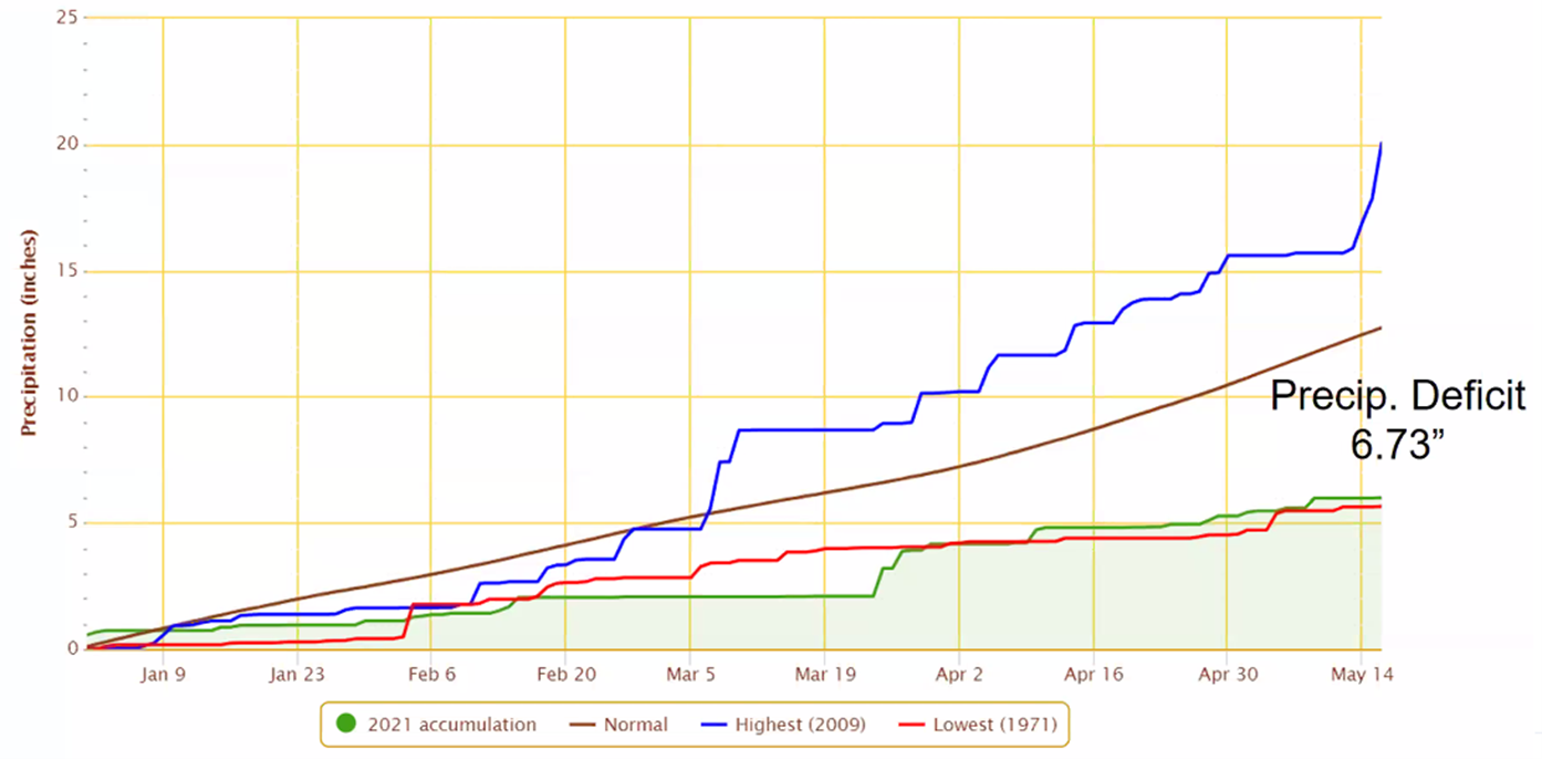 Accumulated precipitation